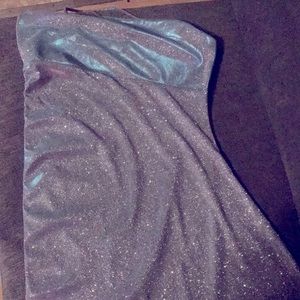 Blue glitter dress